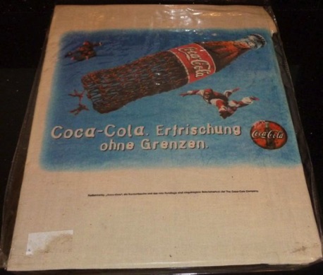 9615-1 € 3,00 coca cola stoffentas parachute 38x42cm